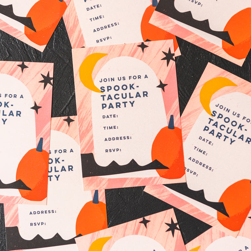 Halloween Party Invitation, PDF Printable - The House That Lars Built