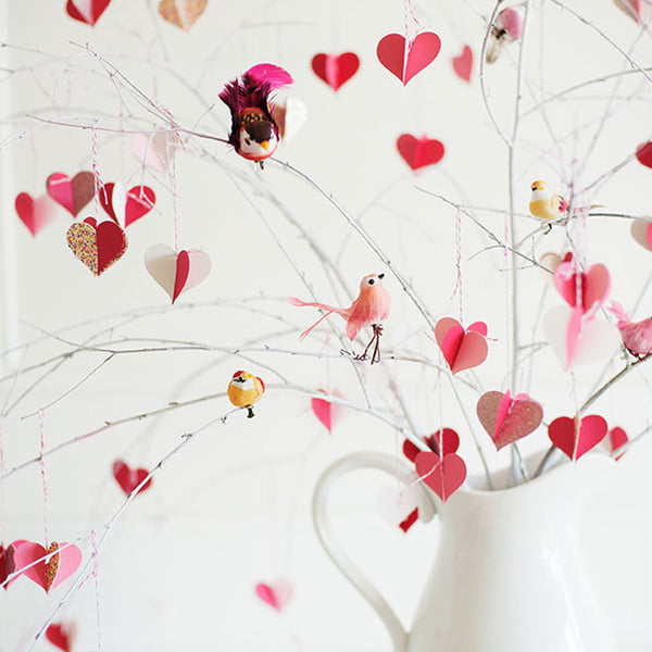 Valentine's Day Branch Heart Tree, PDF Template