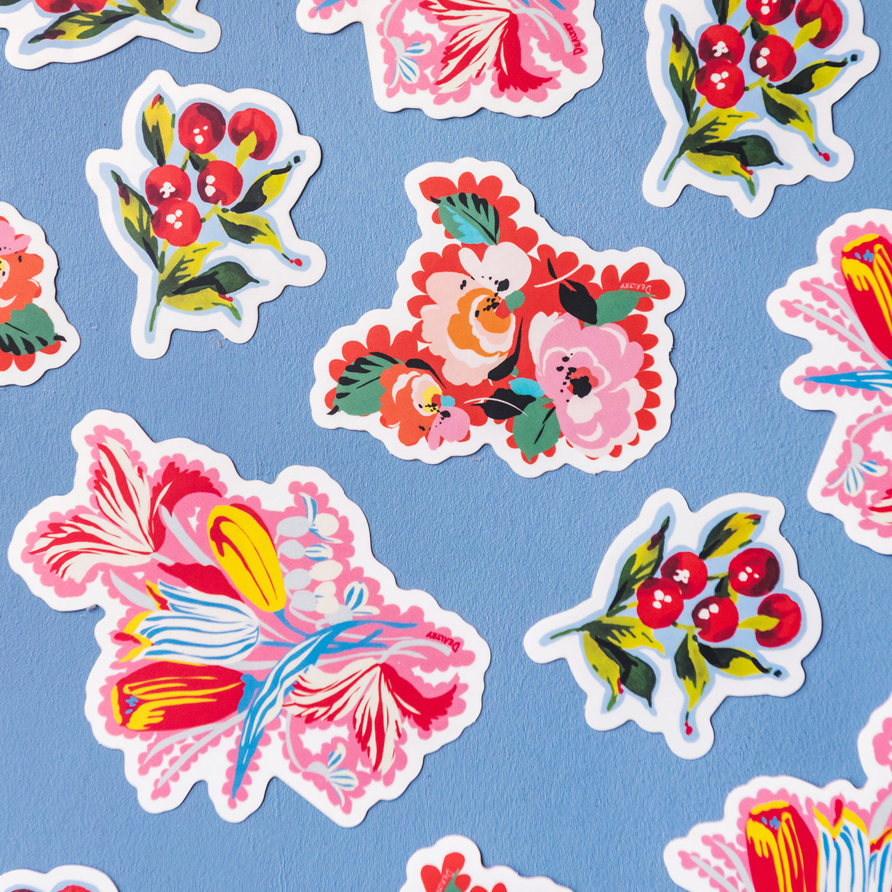 Flower Stickers (Set of 3)