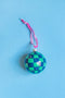 Round Colorful Checkered Ornaments