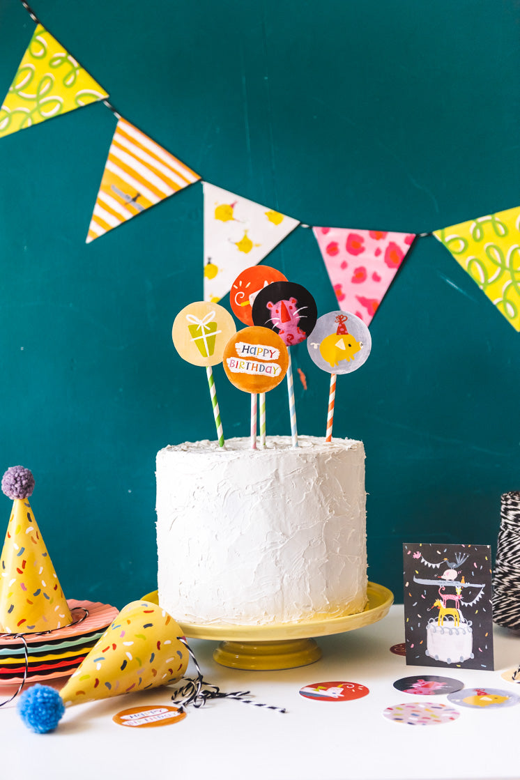 Animal Menagerie Birthday Suite, PDF Printable - The House That Lars Built