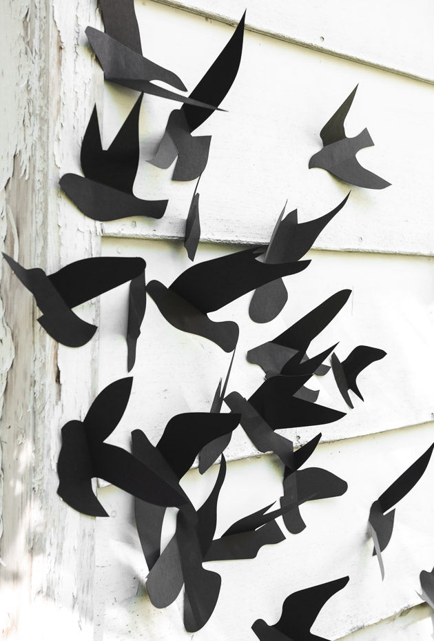 Black Birds Wall Art, SVG &amp; PDF Template