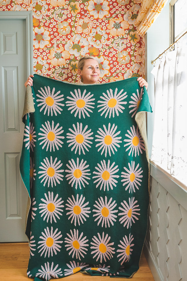 Bright Blooms Blanket