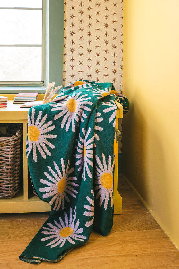 Bright Blooms Blanket