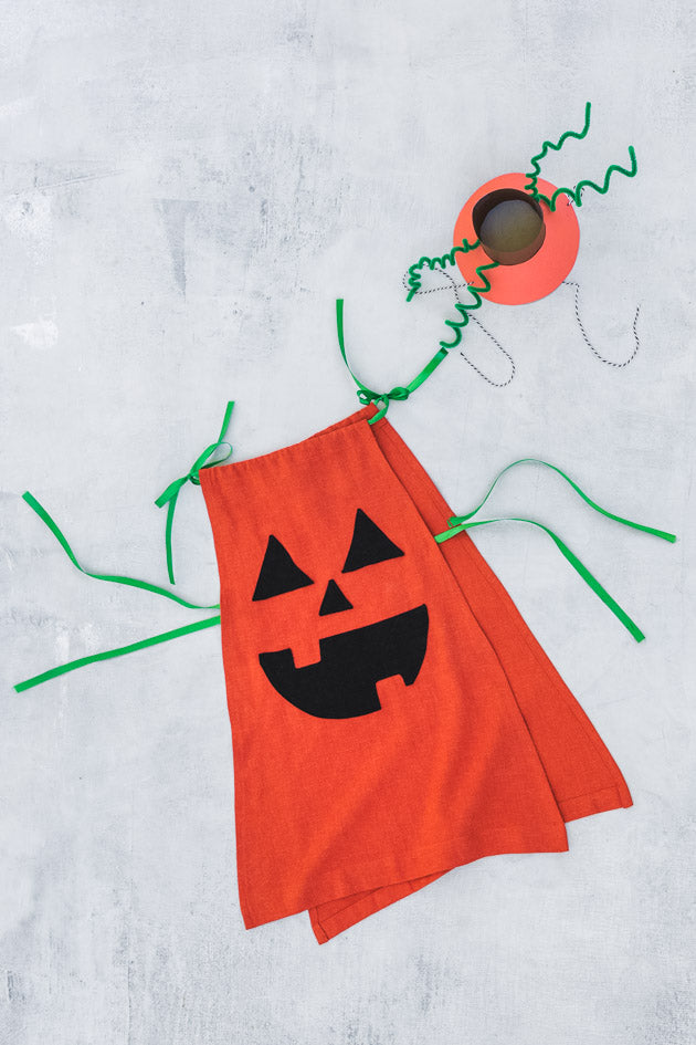 Kid Pumpkin Costume, PDF Template