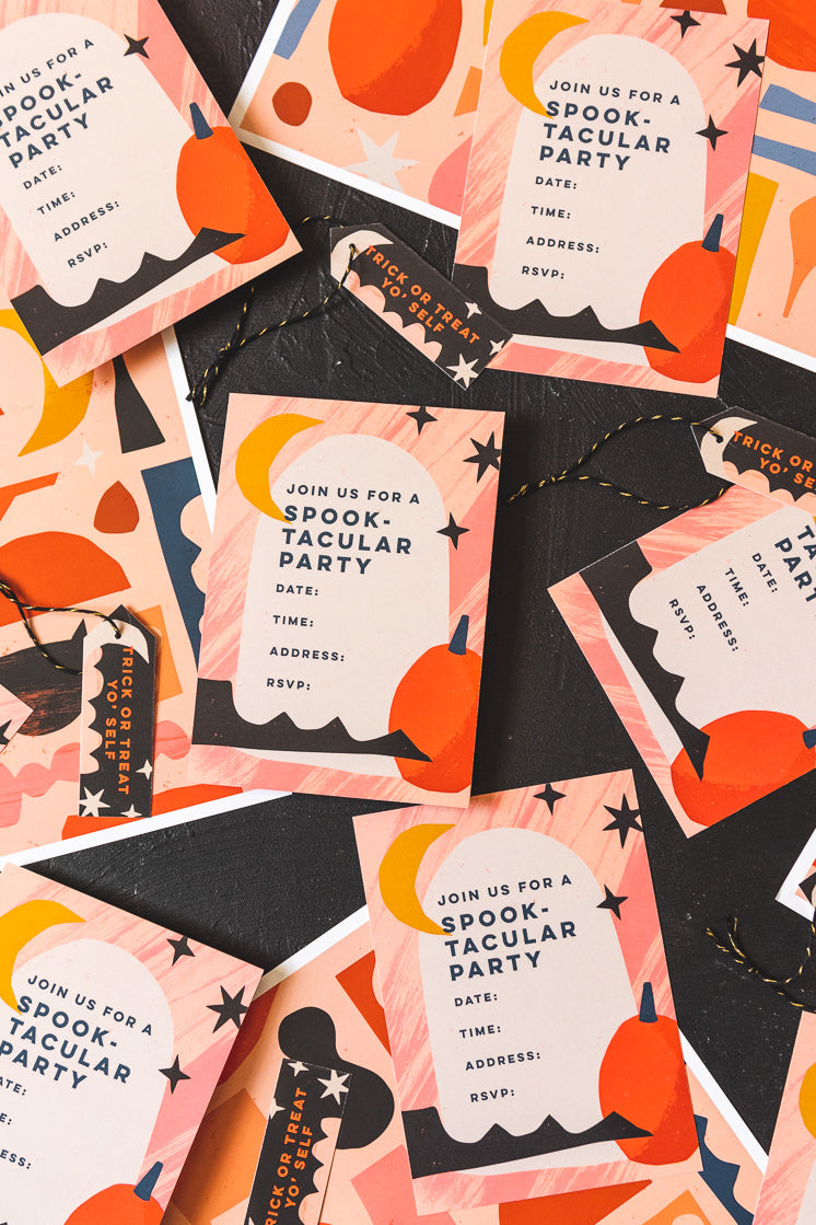 Halloween Party Invitation, PDF Printable - The House That Lars Built