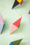 Hand Painted Geometric Colorblock Ornament