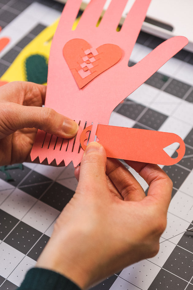 Heart Token Maker Hand in Heart Tokens, SVG & PDF Template - The House That Lars Built