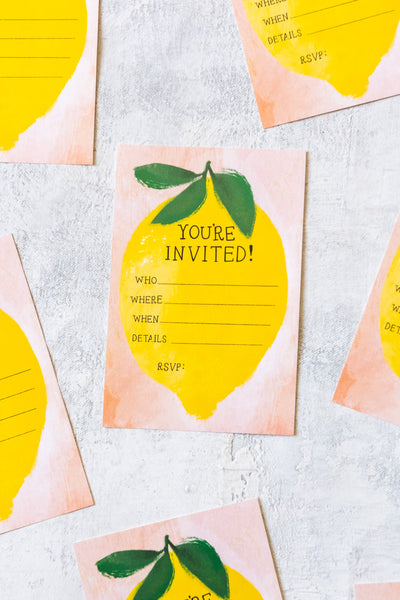 Lemon Birthday Suite, PDF Printable – The House That Lars Built