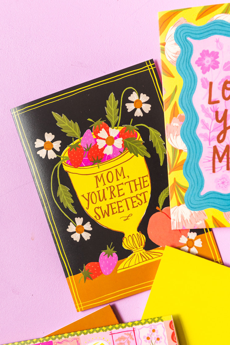 Mom, You&#39;re The Sweetest Mother&#39;s Day Card, PDF Printable