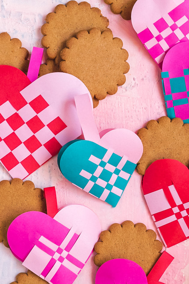 Danish Christmas Hearts, SVG &amp; PDF Template