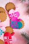 Danish Christmas Hearts, SVG & PDF Template