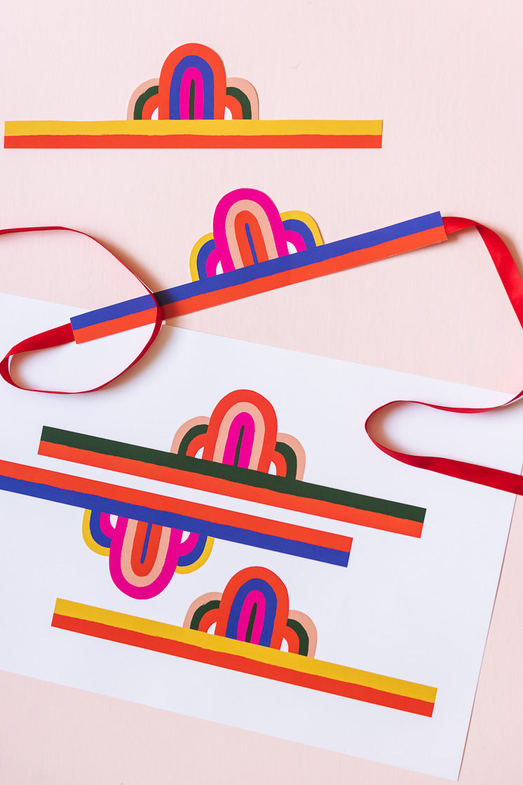 Rainbow Party Birthday Suite, PDF Printable - The House That Lars Built