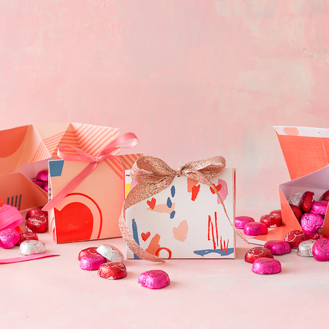 Valentine's Day Candy Boxes, PDF Printable