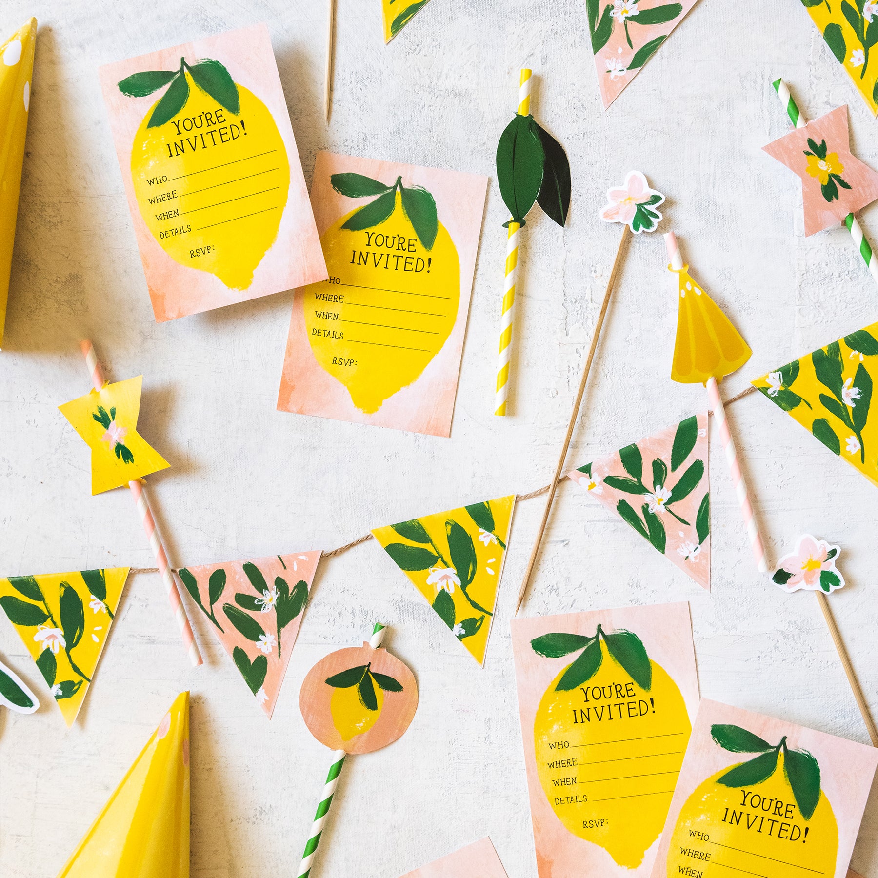 Lemon Birthday Suite, PDF Printable - The House That Lars Built lemon-birthday-suite-pdf-printable-the-house-that-lars-built