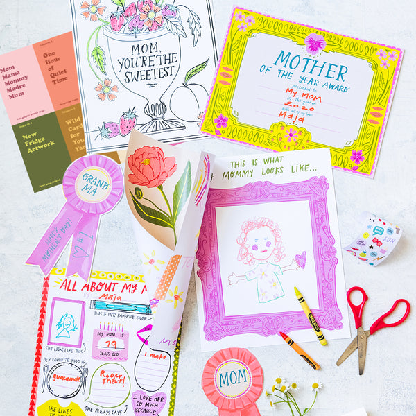 Mother's Day Activity Pack, PDF Printables
