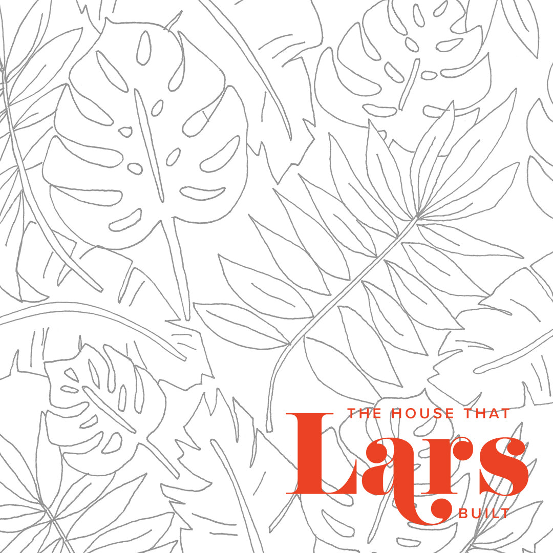 Palm Leaf Coloring Page, PDF Printable