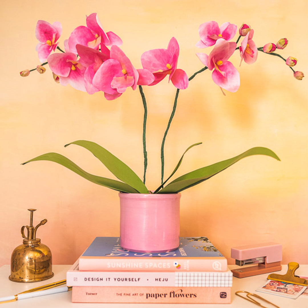 Pink Orchids Letterhead [2013191] : Designer Papers, decorative printer  paper, Printable Paper