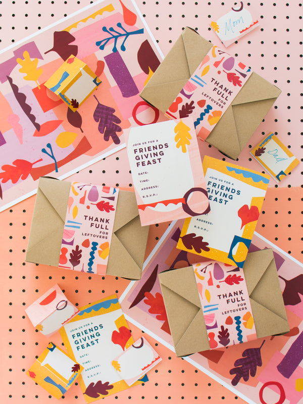 Friendsgiving Placemats, PDF Printable - The House That Lars Built