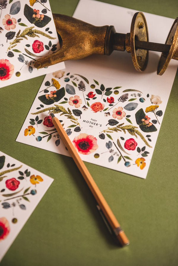 Scandinavian Floral Mother's Day Card - The House That Lars Built