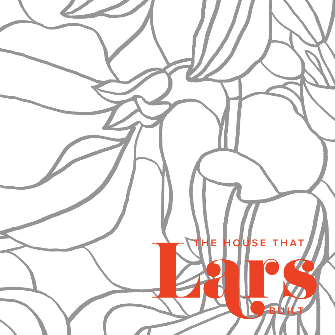 Abstract Sweet Pea Flower Coloring Page, PDF Printable