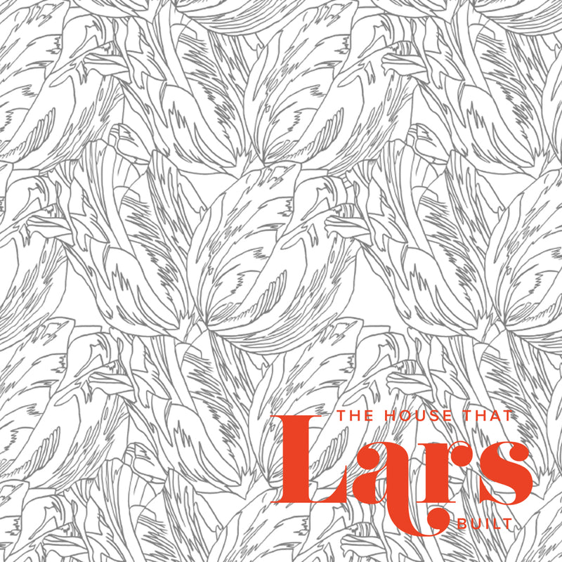 Tulip Pattern Coloring Page, PDF Printable - The House That Lars Built