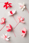 Valentine's Paper Daffodil Wreath, PDF Template