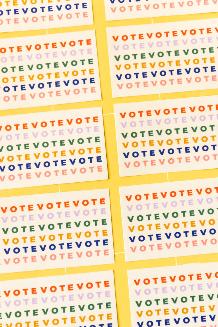 Vote Sticker Pack Set Of 2 The House That Lars Built Vote Sticker Pack Set Of 2 The House That Lars Built
