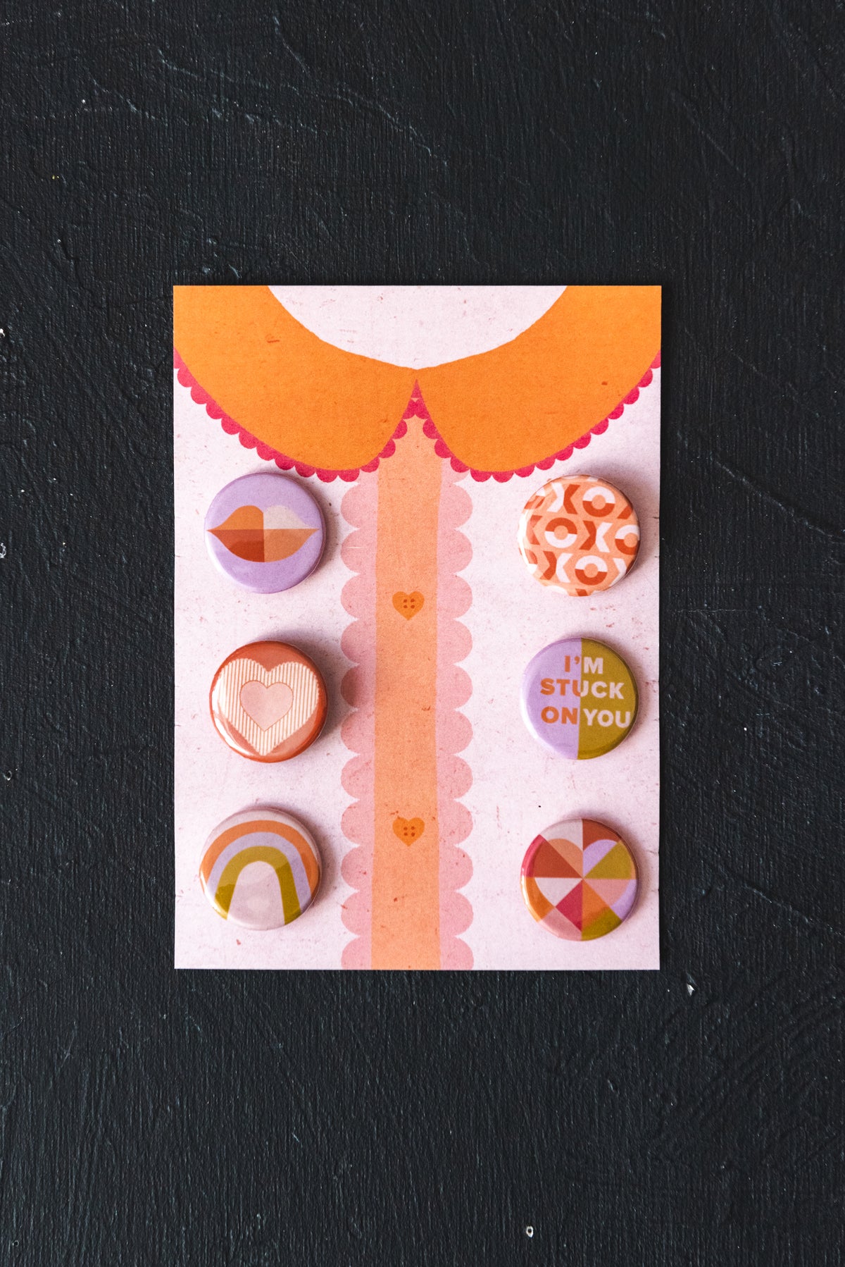 Valentine&#39;s Day Assorted Buttons