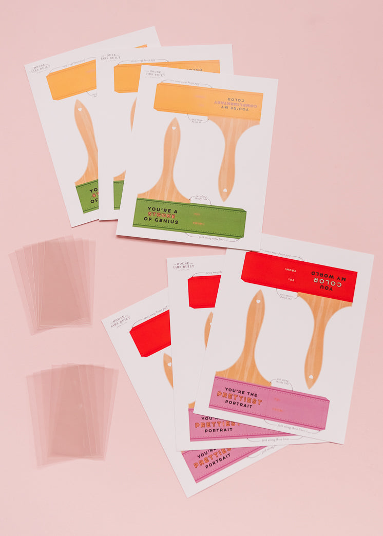 Paintbrush Valentine Kit