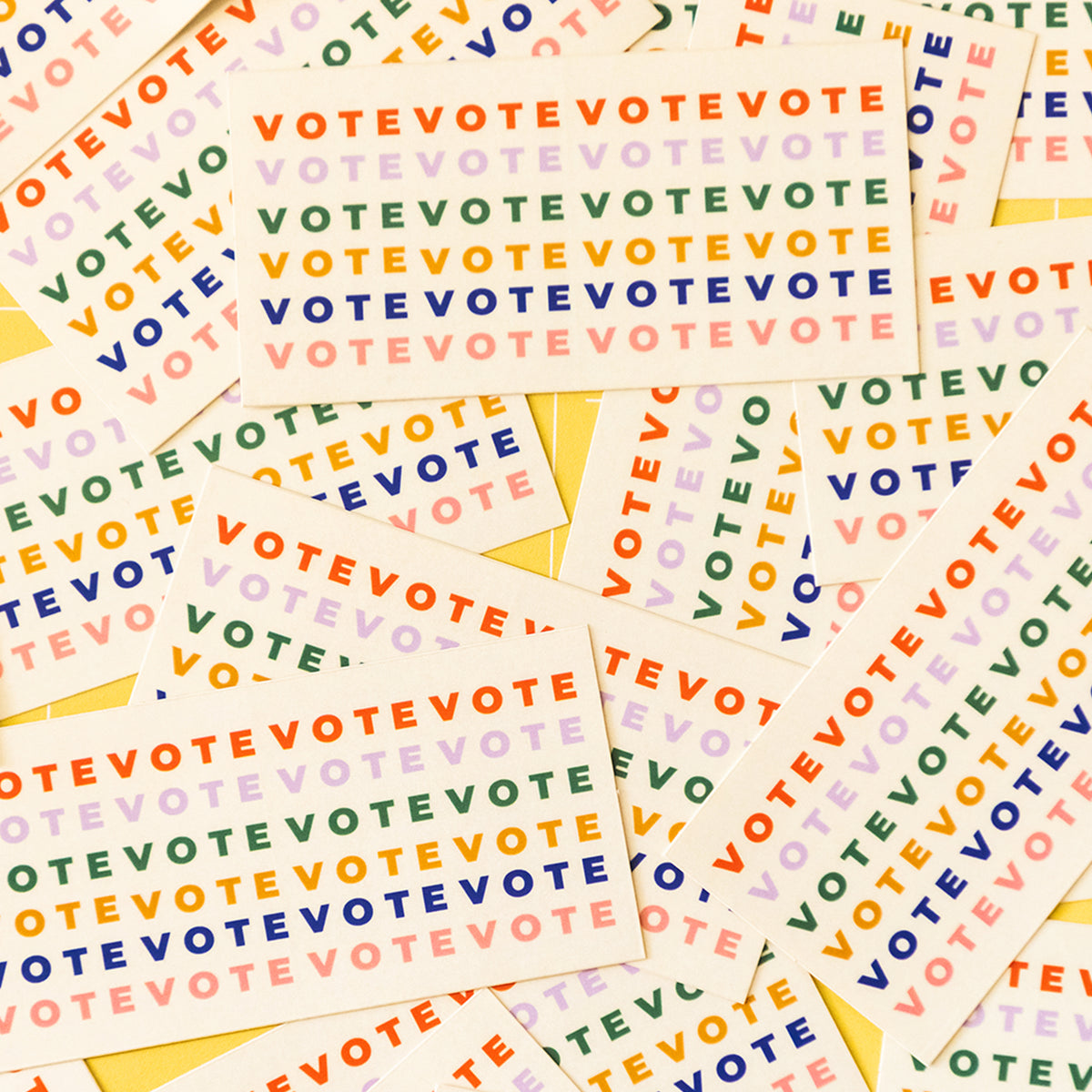 Multicolored Vote Sticker - The House That Lars Built