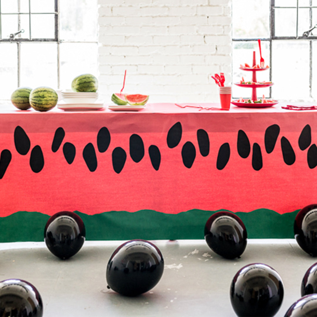 Paper Watermelon Tablecloth, SVG &amp; PDF Template