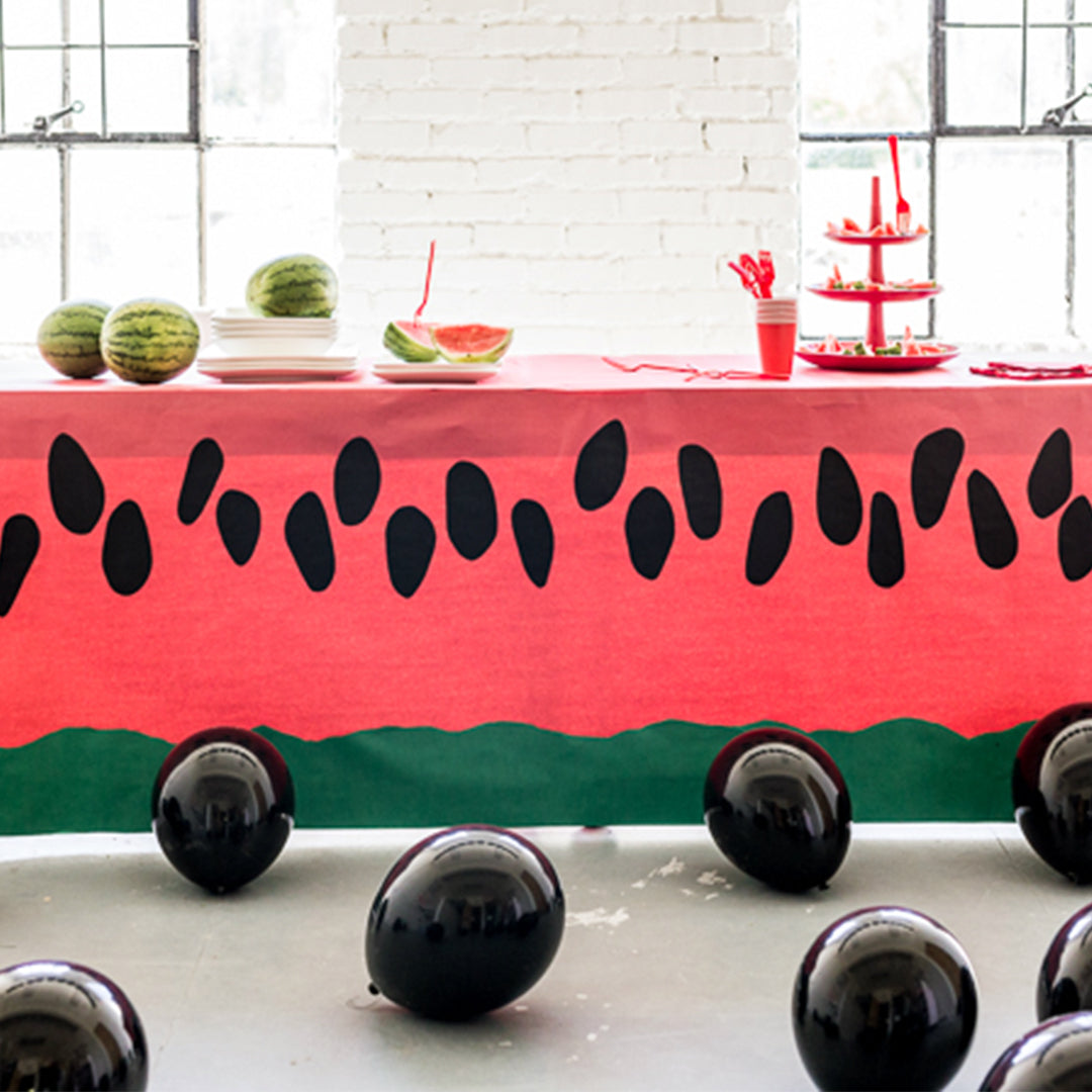 Paper Watermelon Tablecloth, SVG & PDF Template