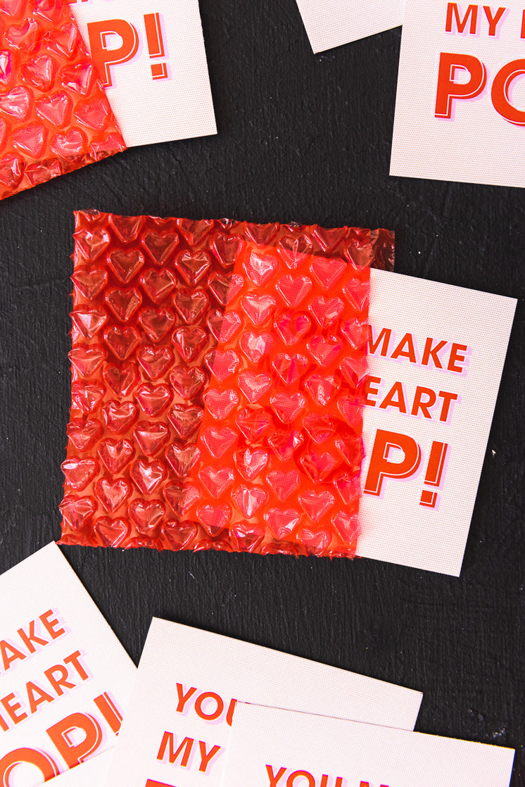 You Make My Heart Pop Valentines, PDF Printable