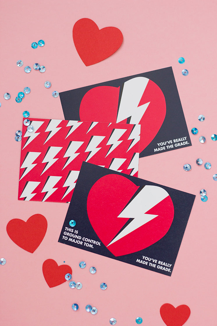 David Bowie Valentines, PDF Printable