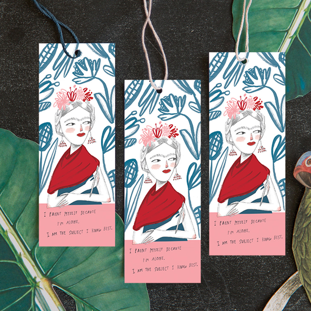Frida Kahlo Bookmark, Free PDF Printable