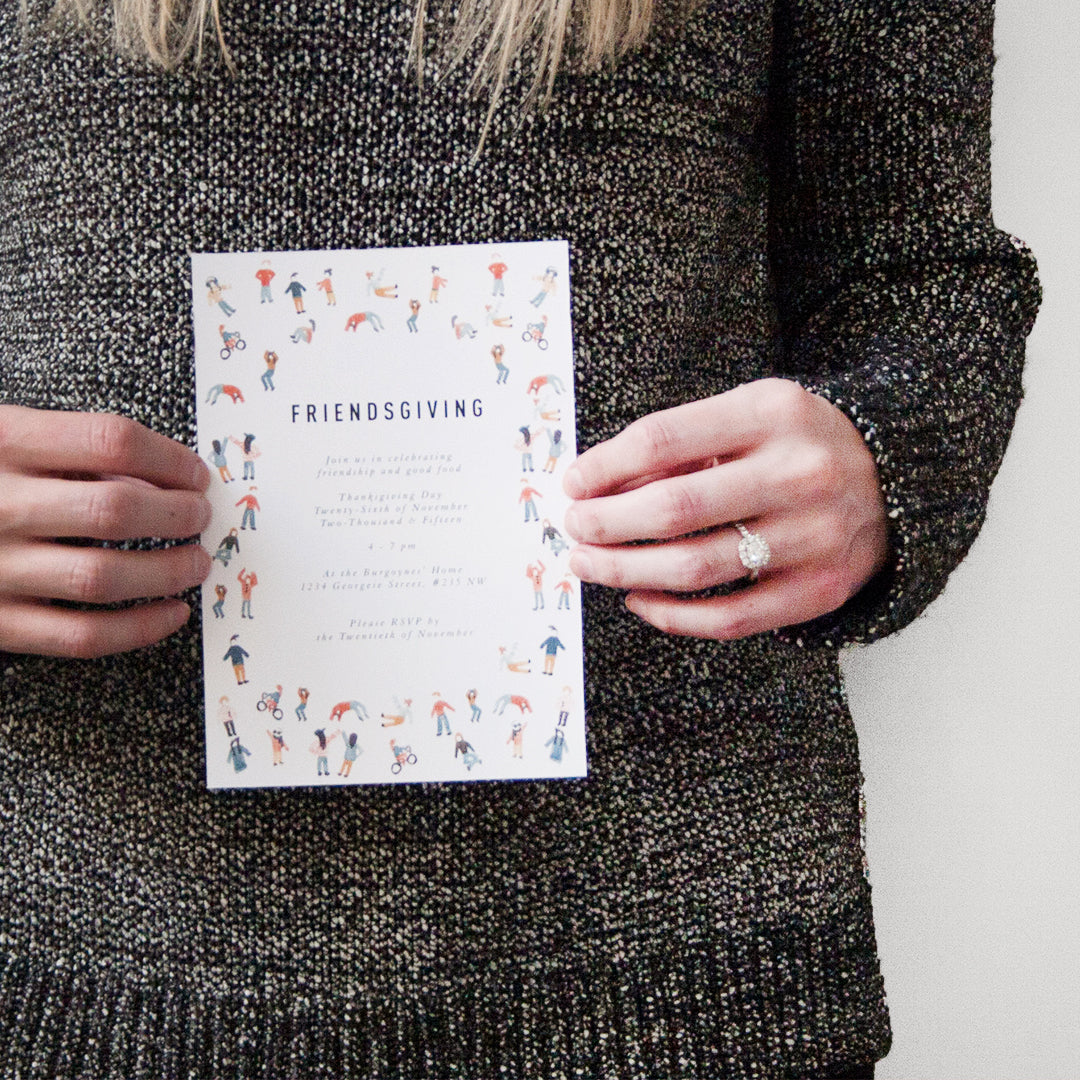 Friendsgiving Invitations, PDF Printable