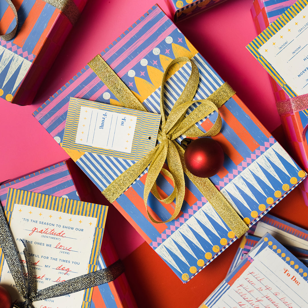 Fair Isle Gift Tags, PDF Printable