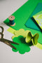 Paper Shamrock Decoration, SVG & PDF Template