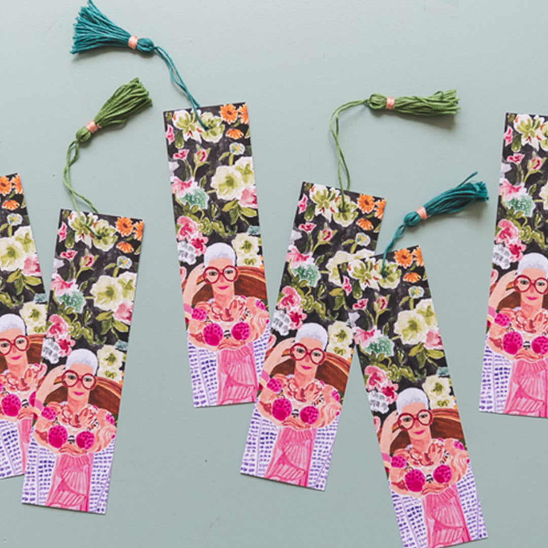 Iris Apfel Bookmark, Free PDF Printable