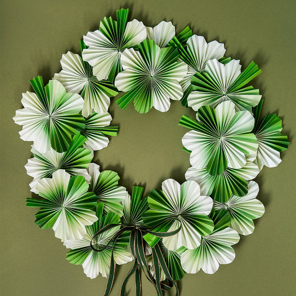 Accordion St. Patrick's Day Wreath, PDF Printable