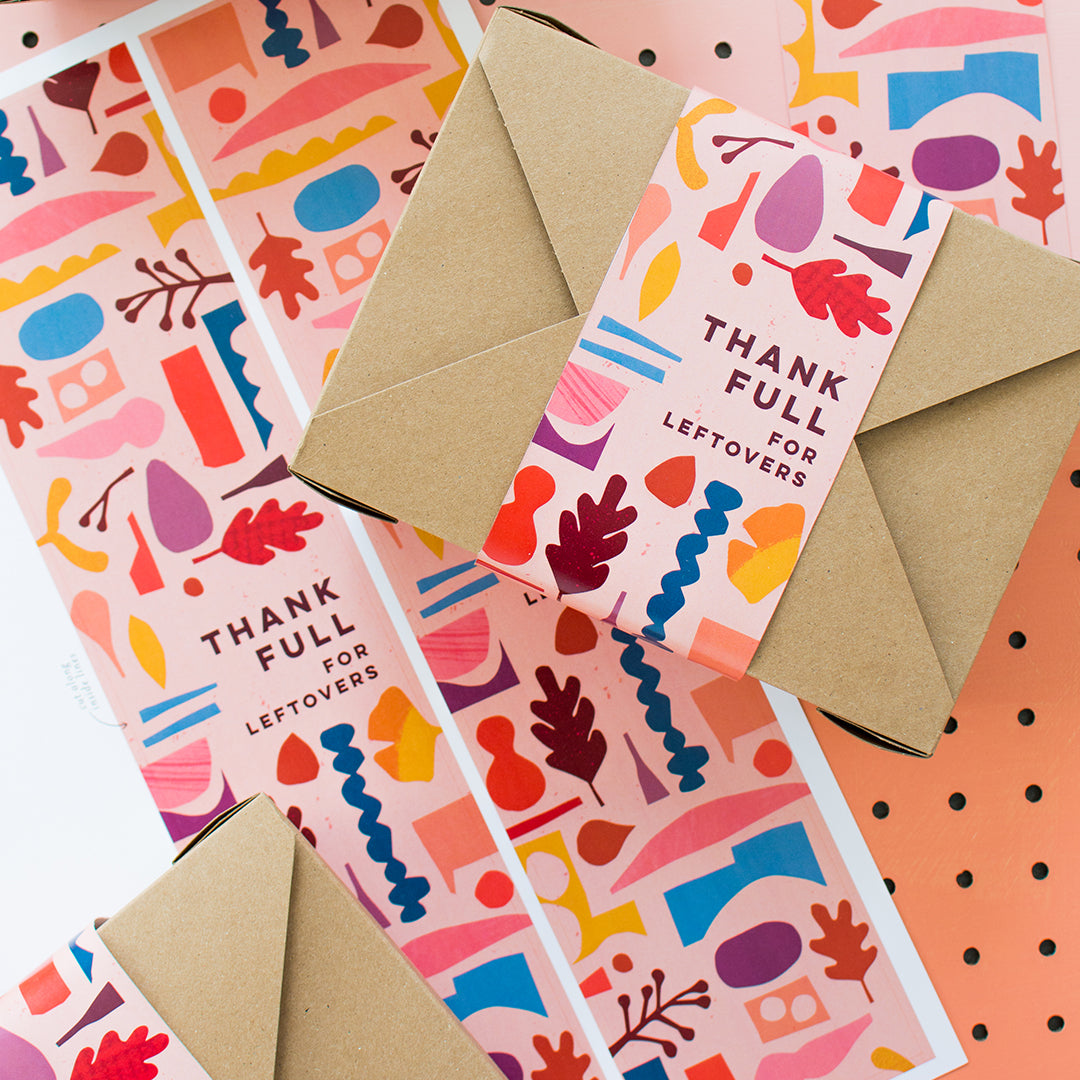 Friendsgiving Leftover Labels, PDF Printable – The House That Lars Built