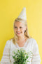 Daisy Party Hat, SVG & PDF Template