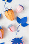 3D Strawberry paper surprise ball, mother's day gift, pink, blue, and orange paper