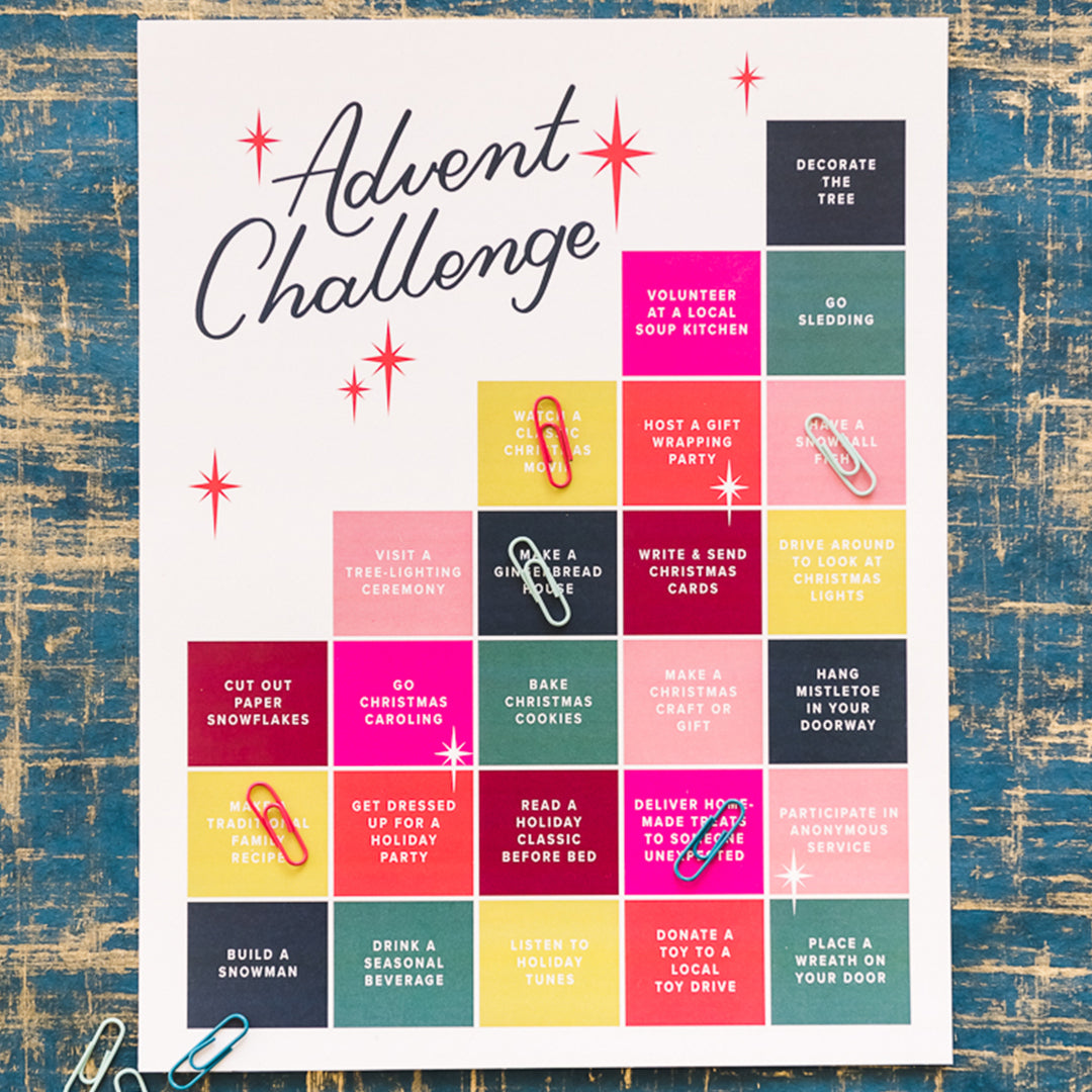 Christmas Photo Advent Challenge, PDF Printable