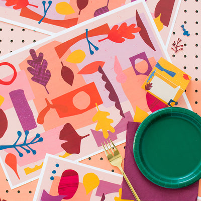 Friendsgiving Placemats, PDF Printable - The House That Lars Built