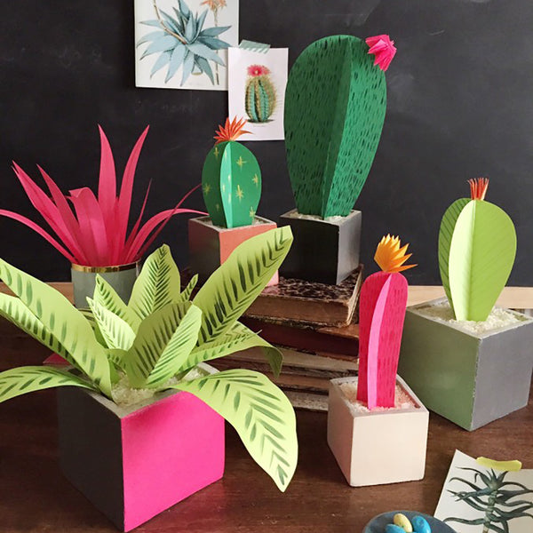 DIY Paper Plants, PDF Template