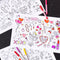 Valentine's Day Coloring Placemat, PDF Printable
