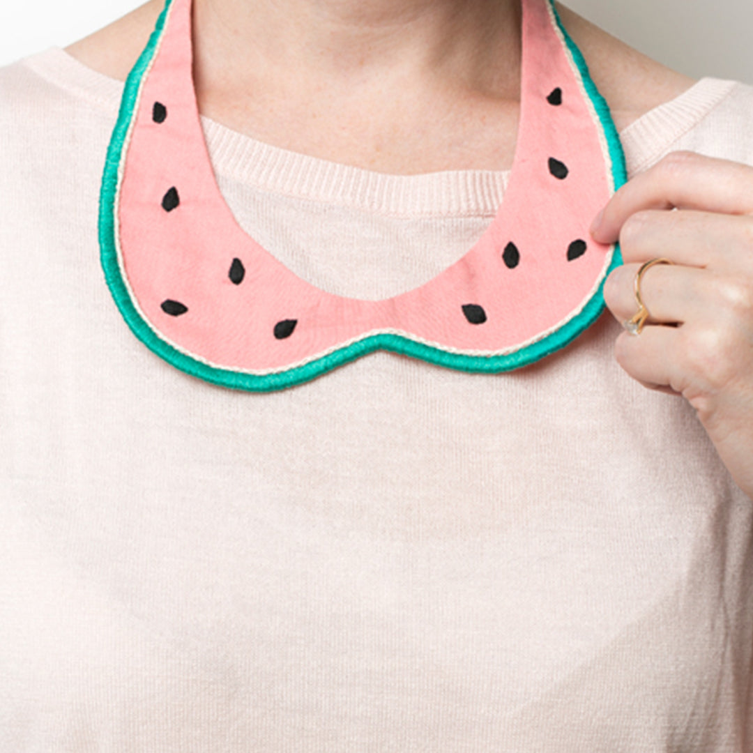 Watermelon Peter Pan Collar, PDF Pattern